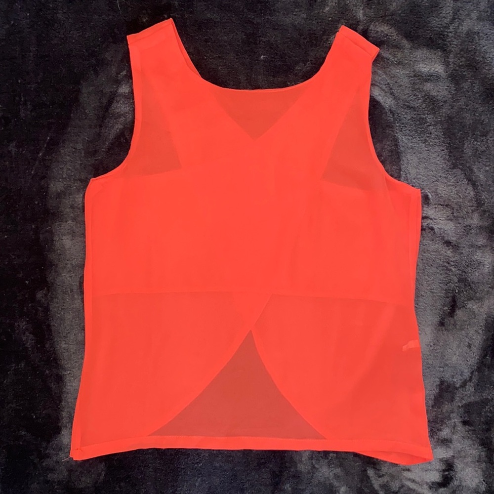 🍊ORANGE BACKLESS BLOUSE TOP🍊